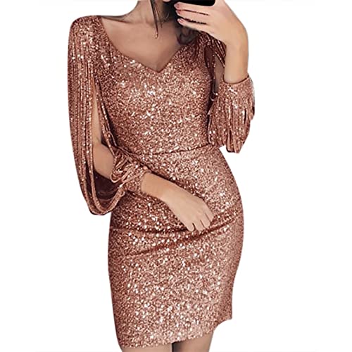 Mini Dress Shiny Sequin