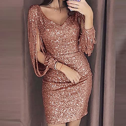 Mini Dress Shiny Sequin